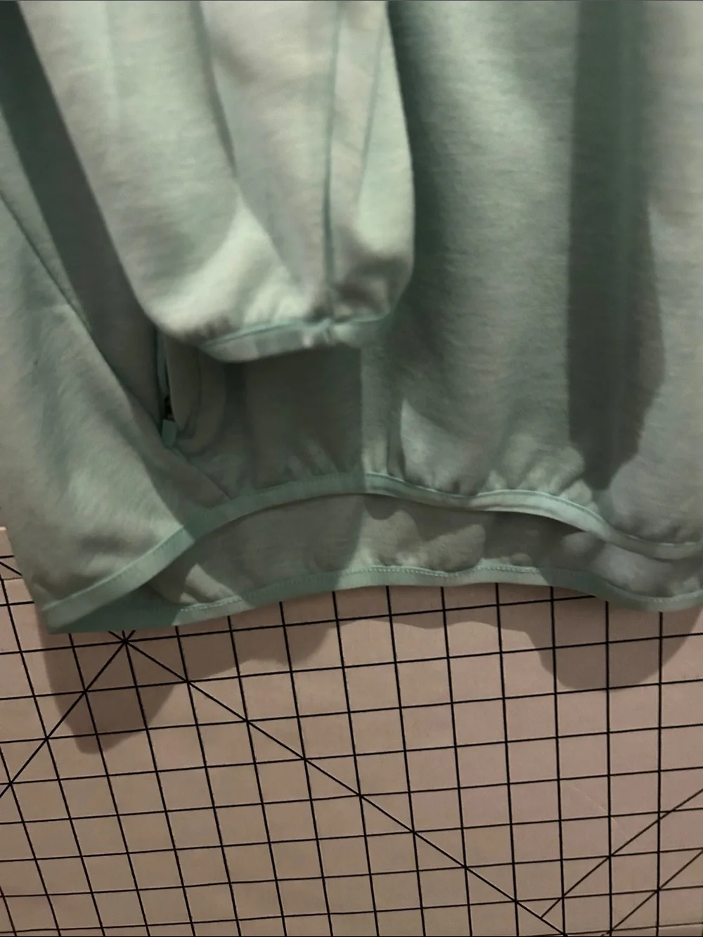 Nike Jogatv Mint Green Quarter-Zip Pullover with Rainbow-Trim Collar